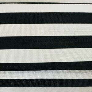 KUT from the Kloth black & white tri fold clutch. New without tags.